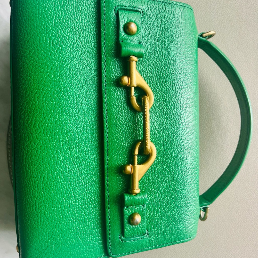 Green Leather Handbag - Picture 3 of 5